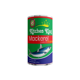 Kitchen King Mackerel in Brine 425g